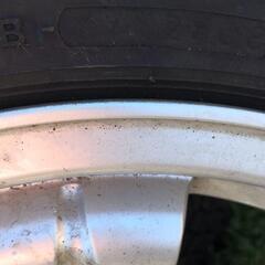 値下げ  ジムニアルミホイールとスタッドレスタイヤ付き4本セット175/80R16の画像