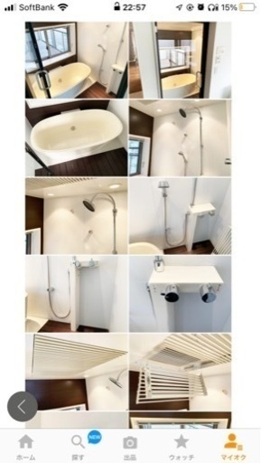 展示場引き上げ品　美品　パナソニック　ユニットバス　1616 ダウンライト入り口ドア換気扇付き