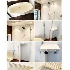 展示場引き上げ品　美品　パナソニック　ユニットバス　1616 ダウンライト入り口ドア換気扇付きの画像