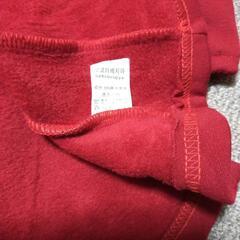 【新品】ワンピース　赤　韓国　子供服　100 リボン　女の子 クリスマスの画像