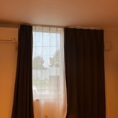 カーテン 193.5x100 遮光・採光 x 左右ペア 2セット
