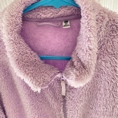 紫ジャンバー　ユニクロ150cmの画像