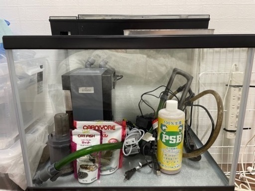 60cmワイド水槽 その他飼育用品セット