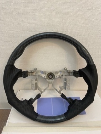 50エスティマ　黒木目コンビハンドル