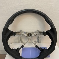 50エスティマ　黒木目コンビハンドル