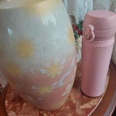 ピンクの和柄花瓶お譲りしますの画像