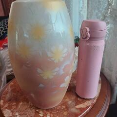 ピンクの和柄花瓶お譲りしますの画像