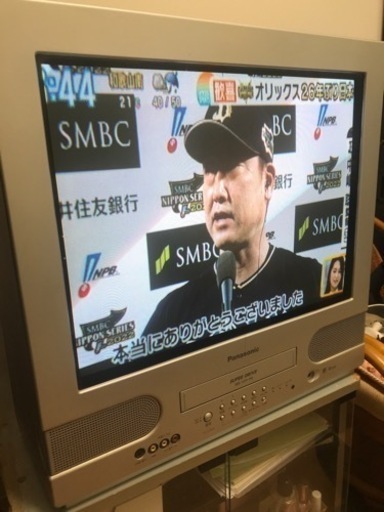 テレビデオ パナソニック　フラット映像美　ブラウン管テレビ TH-21VFA2