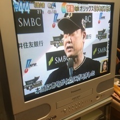 テレビデオ パナソニック　フラット映像美　ブラウン管テレビ TH...