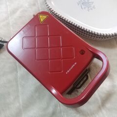 お手軽簡単！ホットプレートサンドメーカーとプレート４枚セット