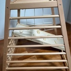 完売★天然木　欅　室内ジャングルジムの画像