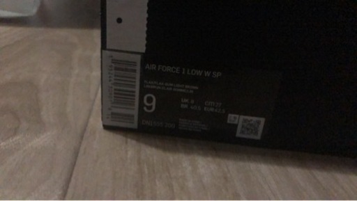 supreme 27センチ　ウィート　AF1  シュプリーム