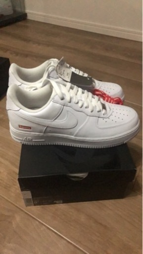 supreme 27.5センチ　ホワイト　AF1  シュプリーム