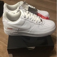 supreme 27.5センチ ホワイト AF1 シュプリーム