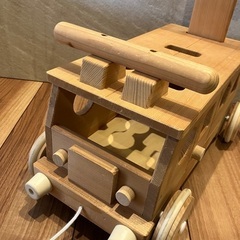 森のパズルバス　MOCCO 平和工業　知育玩具　乗り物　積み木の画像