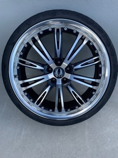 【価格値下げ早い者勝ち]20インチ8Jアルミホイル4本セット