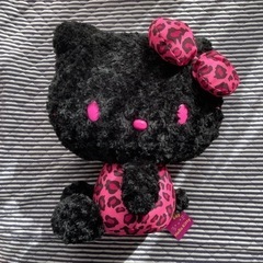 キティ ぬいぐるみ ブラック 大