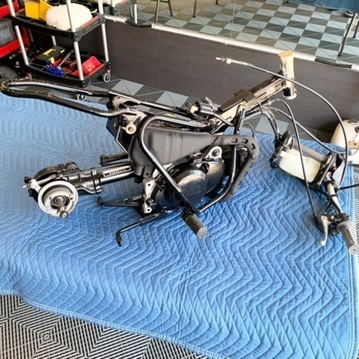 未使用 レース用ミニバイク PW50 部品取り車