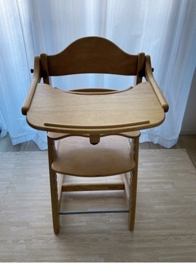 ベビーチェア yamatoya すくすくチェアプラステーブル付き(ベルト付き)