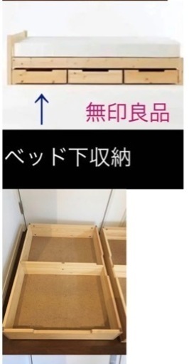 (お話中)無印良品　ベッド下収納