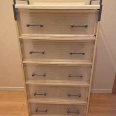 ★衣装ケース　無料★ ブルー系（男女利用可能）の画像