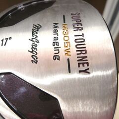 ゴルフクラブ フェアウェイウッド 4W マグレガー SUPER TOURNEY M305W Maraging 17°SR バフィー 中古 苫小牧西店の画像