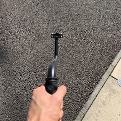ほぼ未使用　自転車練習用ハンドルの画像