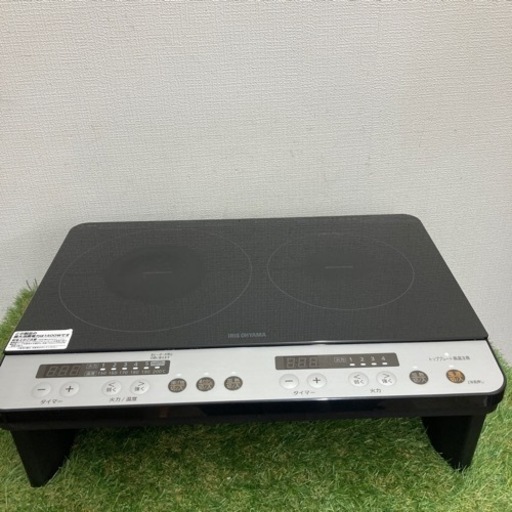 ◼️【中古品】アイリスオーヤマ  IHクッキングヒーター 2021年製 ブラック