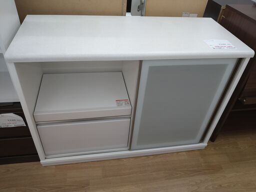 ★ジモティ割あり★ ニトリ キッチンカウンター ホワイト H80×W120×D50 クリーニング済み KJ973