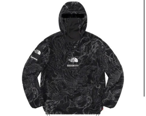 シュプリーム  ノースフェイス  コラボフリース　パーカー