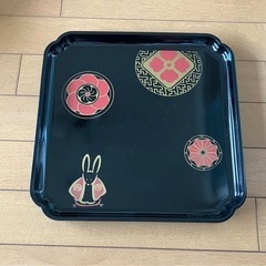 未使用　うさぎ　おちょこ　お皿　箸置き　お盆　セットの画像