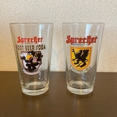 【受け渡しの方決定済みです】ルートビアグラス
