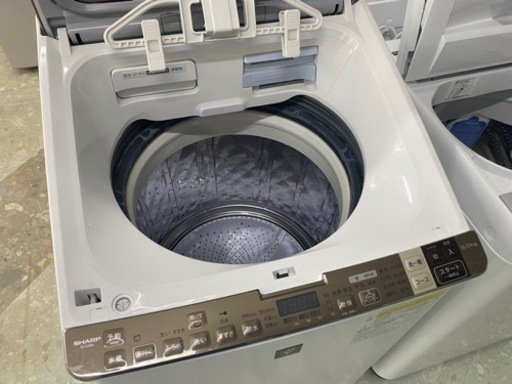 SHARP シャープ　★音声機能★　ガラストップ プラズマクラスター搭載 8Kg　洗濯機　リサイクルショップ宮崎屋住吉店R4.10.31