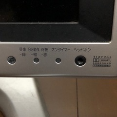 【ジャンク品】シャープ液晶カラーテレビ　AQUOSの画像