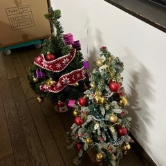 クリスマスツリー2個