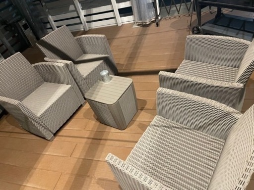 机&椅子(4つ)セット