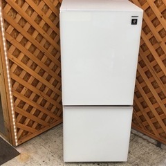 【愛品館江戸川店】SHARP 137L 2ドア 冷蔵庫 （2018年製） ID:143-014840-007 