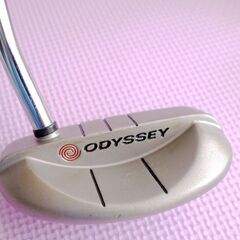 美品！ ODYSSEY オデッセイ WHITE HOT ROSSIE ホワイトホット ロッシー パター ゴルフクラブ です。の画像