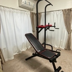 値下げしました！！トレーニングベンチと懸垂マシン