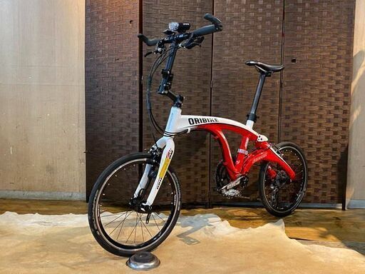 ■ORIBIKE SURPAZ AR18 オリバイク サーパズ 18速 20インチ 赤 白 アルミフレーム 折りたたみ自転車 自転車 