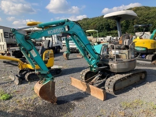 【売約済】コベルコ SK25SR 1400時間（ミニ油圧ショベル　バックホー）