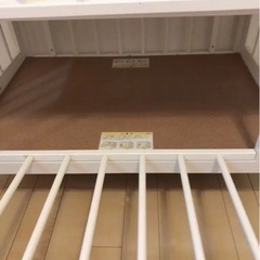 【おまけ付】カトージ KATOJI ベビーベッド（ビアンコ）の画像