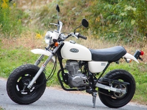 エイプ50 ビームスカーボンマフラー 実動車 書類付き 配送可能