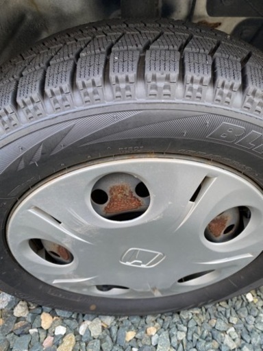 ブリザックVRX 155/65R13&純正ホイール＆カバー4本