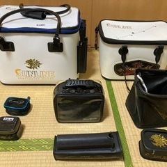 サンライン中古ライフジャケットバッカン等