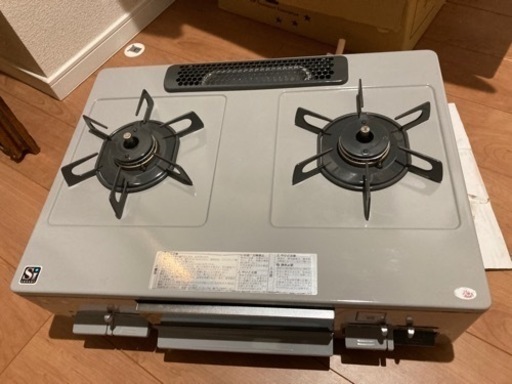 ノーリツ　2口ガスコンロ　 LG2260R 都市ガス用　2018年製