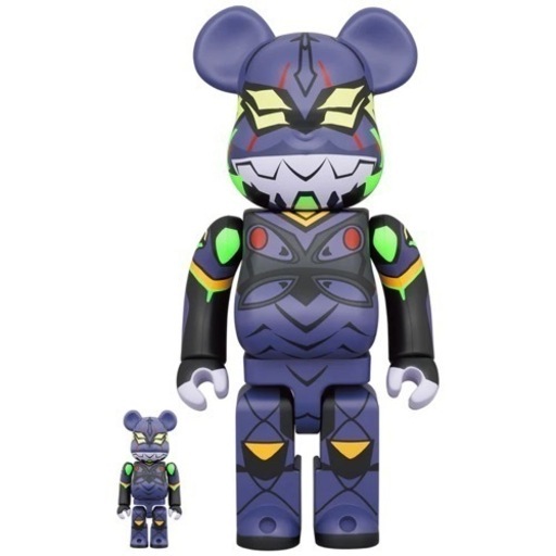 BE@RBRICK エヴァンゲリオン 第13号機(新塗装版) 100％ & 400％