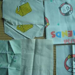 ☆布切れ　ハギレ　古布　裁縫用　多数①の画像