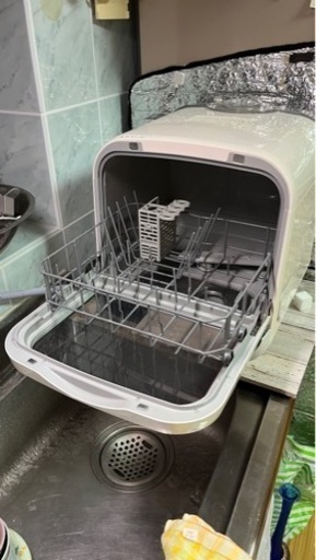 最終価格　工事不要食洗機　エスケイジャパン 食洗機　Jaime SDW-J5L-W