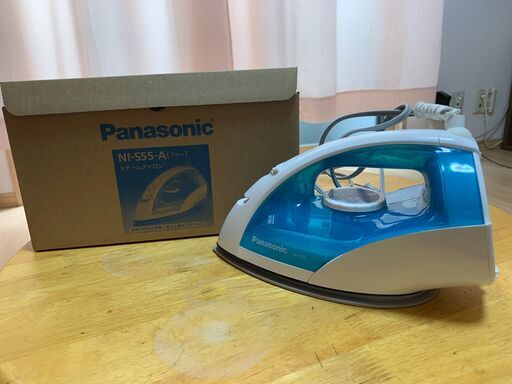 PANASONIC　スチームアイロン NI-S55　ブル